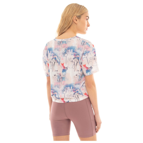 Be Nation Γυναικεία κοντομάνικη μπλούζα Printed Crop Top